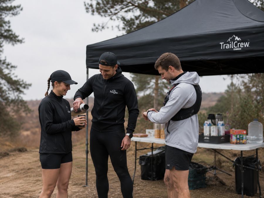 Koffie en thee bij het basecamp
